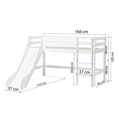 ECO Dream Mid-Height Bed with Slide