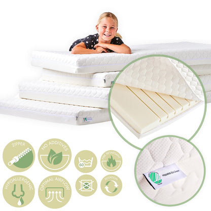 Hoppekids ECO Comfort Køjeseng med 2 Madrasser 70x160 / 90x200