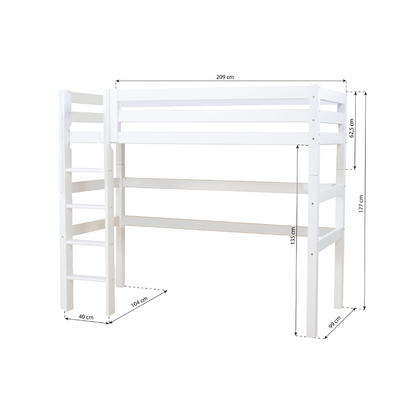 Hoppekids ECO Luxury, Loft bed, white