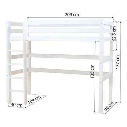 Hoppekids ECO Luxury High Bed, white