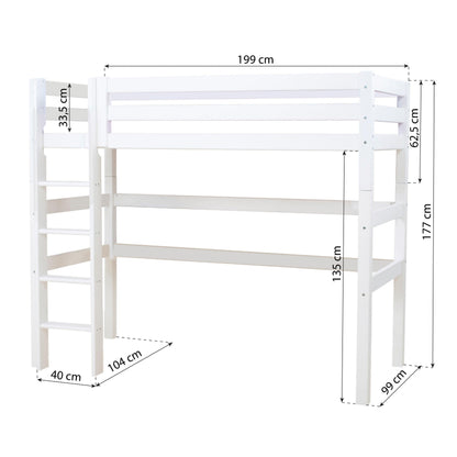 Hoppekids ECO Luxury High Bed, white