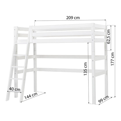 Hoppekids ECO Luxury High Bed, white