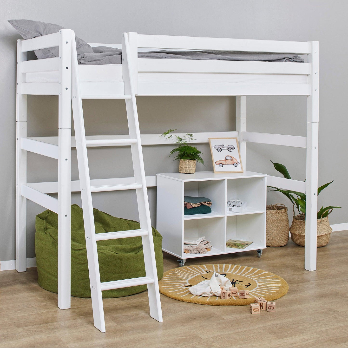 Hoppekids ECO Luxury High Bed, white