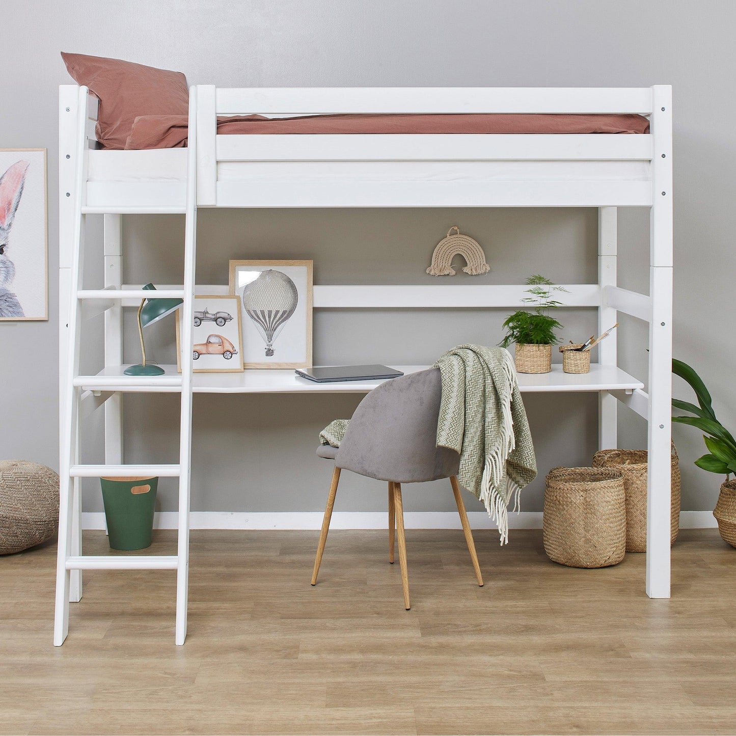 Hoppekids ECO Luxury Loft Bed with Desk