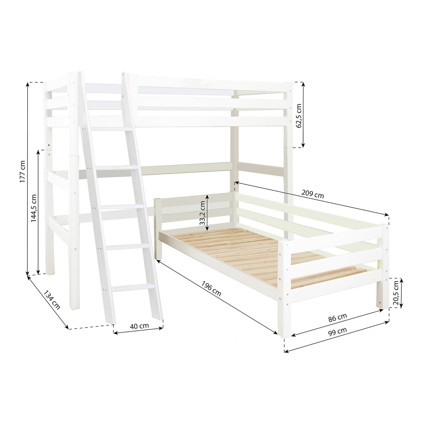 ECO Luxury Bunk Bed – Corner Combination