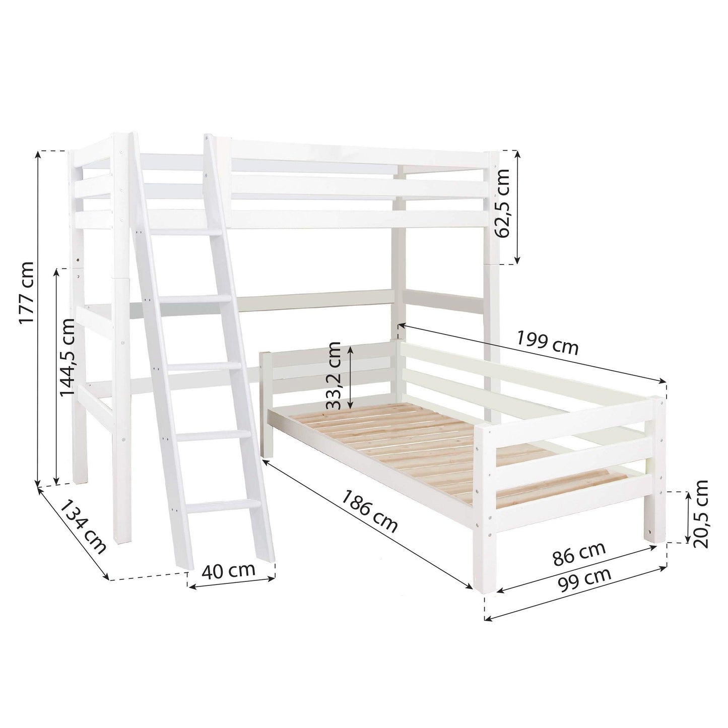 ECO Luxury Bunk Bed – Corner Combination