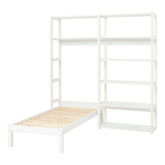 Hoppekids STOREY Set with 8 Shelves and Bed, 70x160 cm