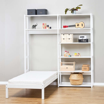 Hoppekids STOREY Set with 8 Shelves and Bed, 70x160 cm