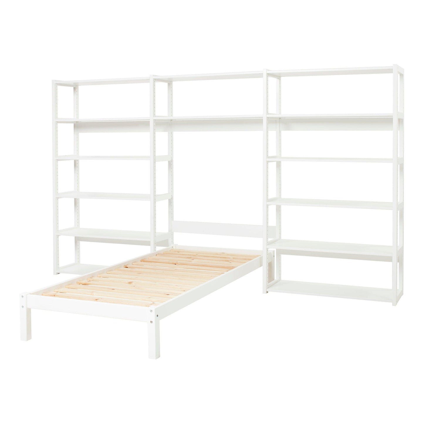 Hoppekids STOREY Set with 14 Shelves and Bed