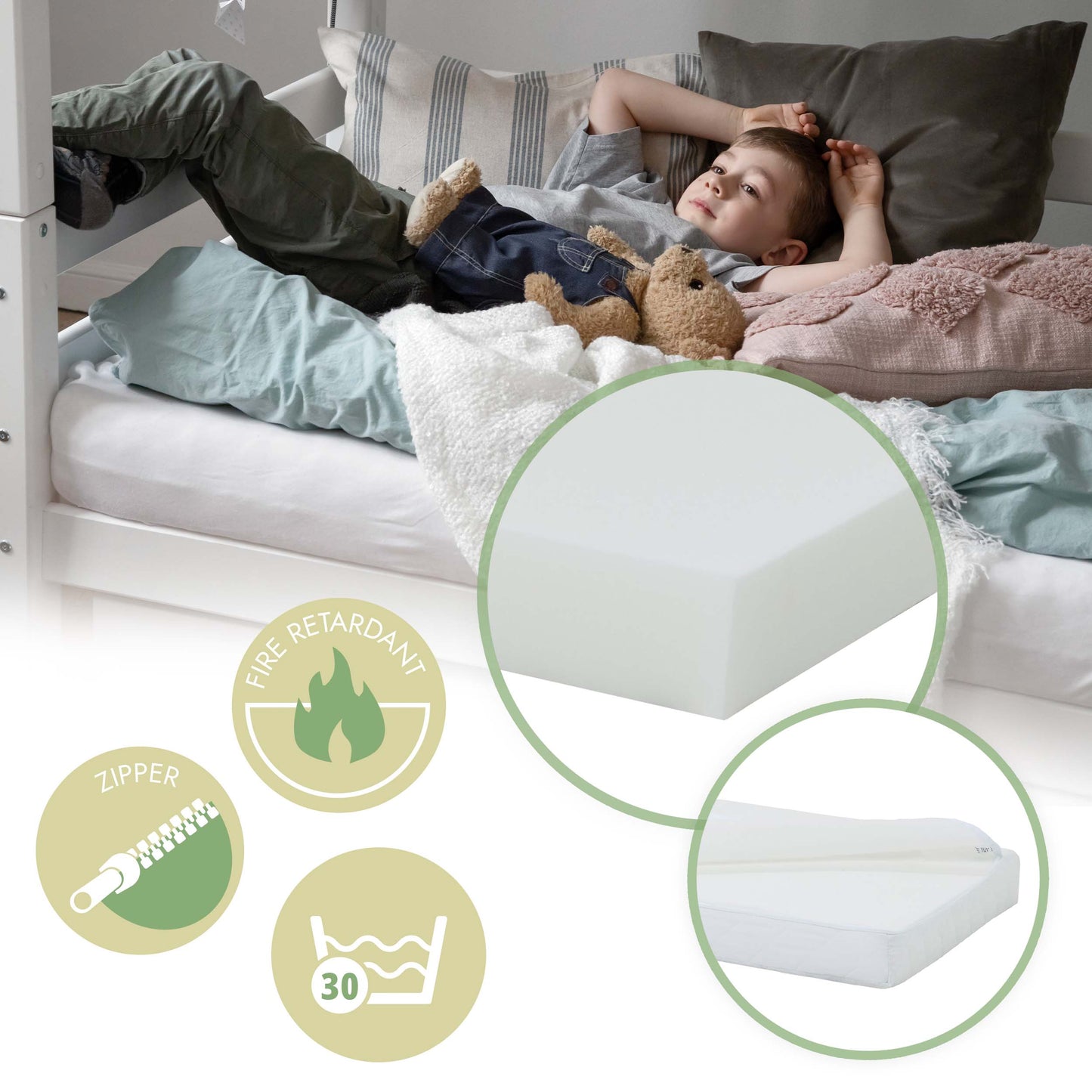 ECO Comfort Junior Bed with Foam Mattress