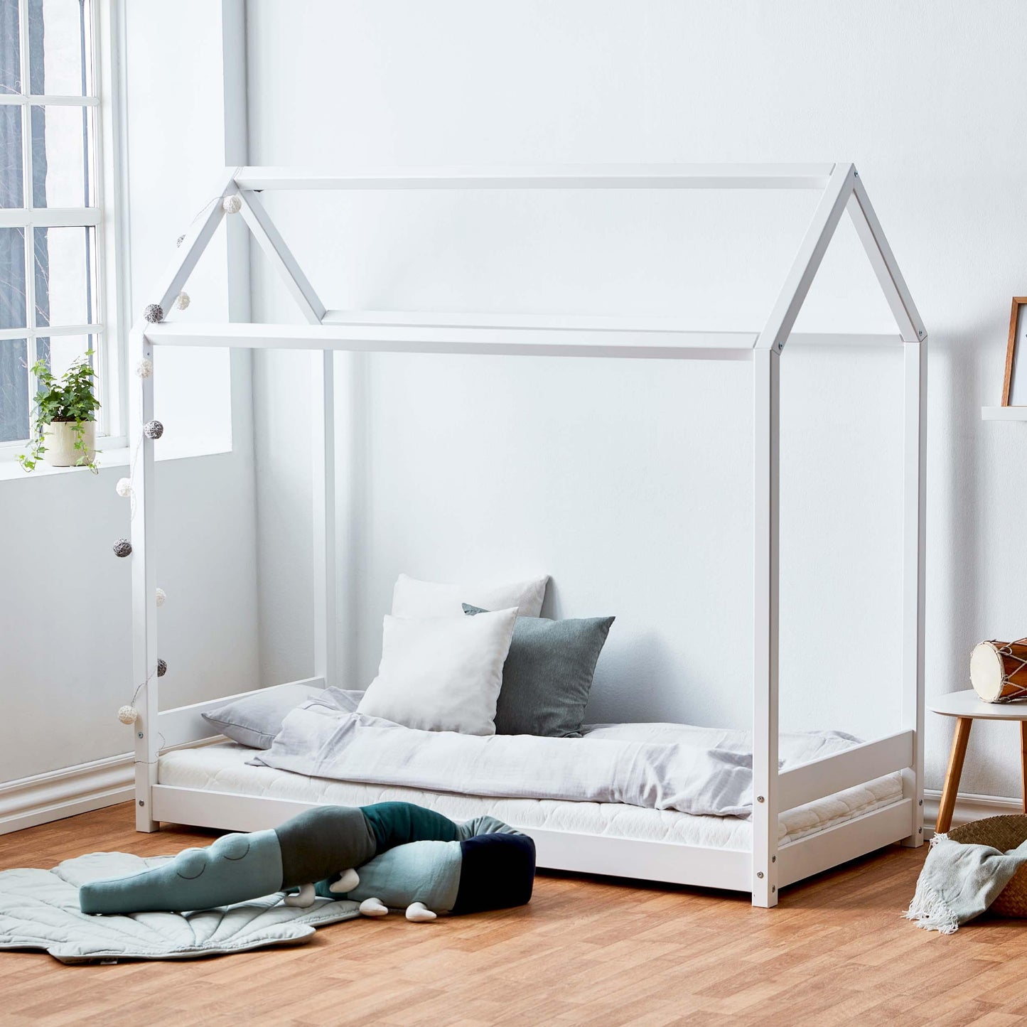 Hoppekids ECO One, House Bed, 70x160 cm, White