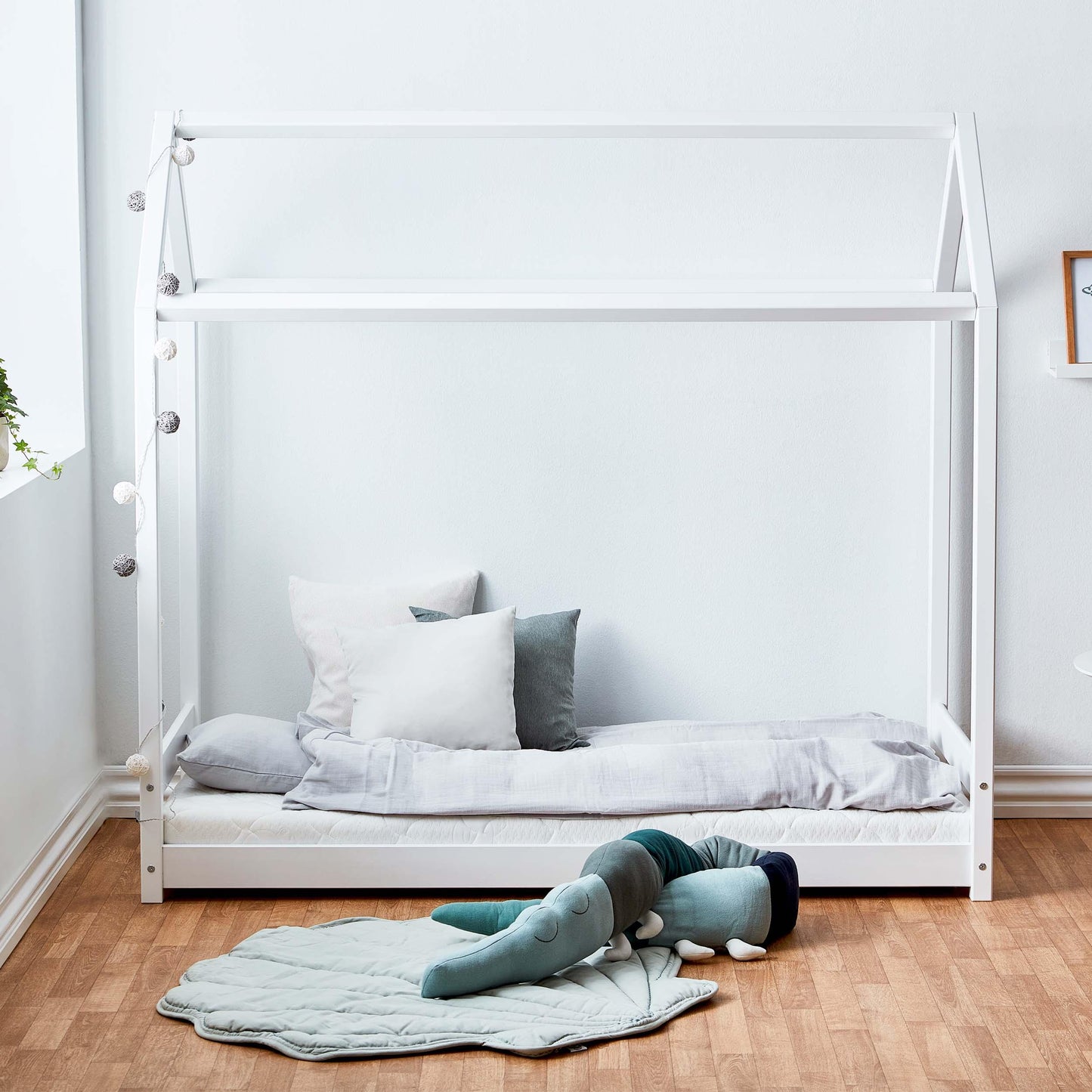 Hoppekids ECO One, House Bed, 70x160 cm, White